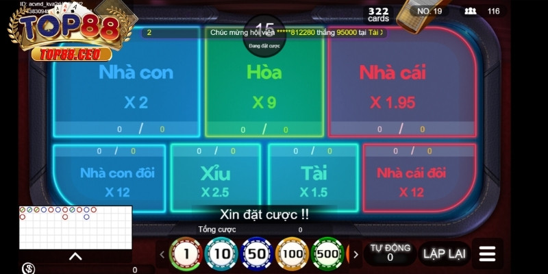 Vài nét sơ qua về siêu phẩm Baccarat online