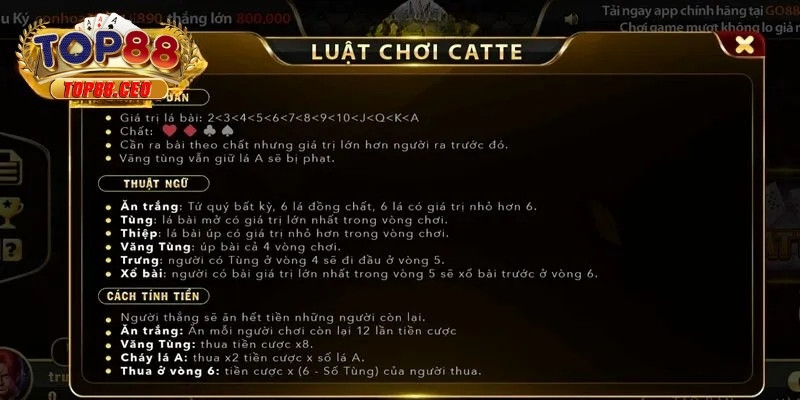 Hướng dẫn cách xác định thắng, thua trong game bài